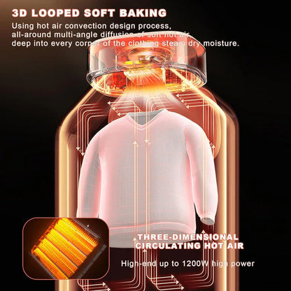 SECADOR DE ROPA PORTÁTIL CON ROPERO